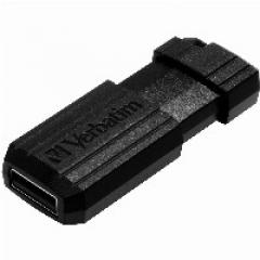 STICK 64GB USB 2.0 Verbatim StorenGo PinStripe Black