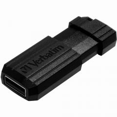 STICK 64GB USB 2.0 Verbatim StorenGo PinStripe Black