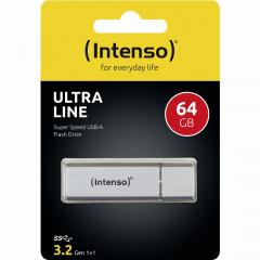 STICK 64GB USB 3.0 Intenso Ultra Line Silver