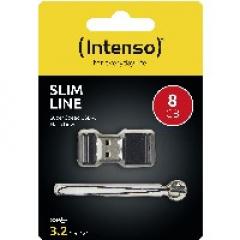 STICK 8GB USB 3.0 Intenso Slim Line Black