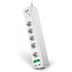 APC SurgeArrest Essential PM5U-GR - 5x Überspannungsschutz + 2x USB mit Ladefunktion