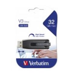 STICK 32GB USB 3.0 Verbatim StorenGo V3 Black