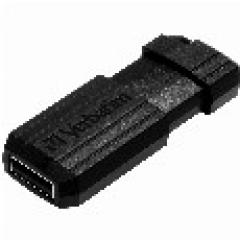 STICK 8GB USB 2.0 Verbatim StorenGo PinStripe Black