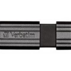 STICK 32GB USB 2.0 Verbatim StorenGo PinStripe Black