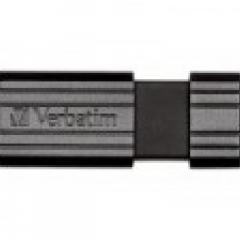 STICK 32GB USB 2.0 Verbatim StorenGo PinStripe Black