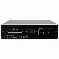 8cm SATA USB3 LC-Power Alu black