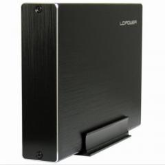 8cm SATA USB3 LC-Power Alu black