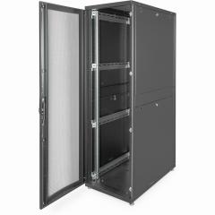 Serverschrank 19 42HE Digitus 1970x600x1000 mm, Farbe black (RAL 9005), perforierte Tür