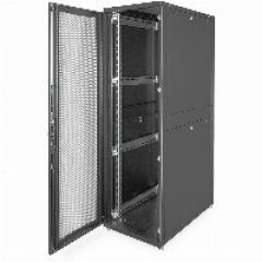 Serverschrank 19 42HE Digitus 1970x600x1000 mm, Farbe black (RAL 9005), perforierte Tür