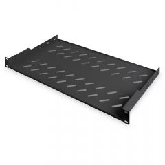 NWSZ Fachboden 19 1HE Digitus zum Festeinbau perforiert, Farbe black (RAL9005), bis zu 15 kg, 45x483x250 mm