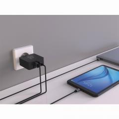 Ladegerät Green Cell Charger USB-C Power Delivery USB3.0 Quick Charge 30W Black