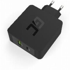 Ladegerät Green Cell Charger USB-C Power Delivery USB3.0 Quick Charge 30W Black