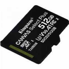 512GB Kingston Canvas Select Plus MicroSDXC 100MB/s +Adapter