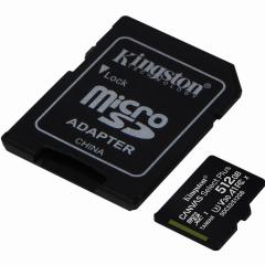 512GB Kingston Canvas Select Plus MicroSDXC 100MB/s +Adapter