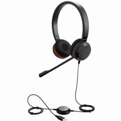 Jabra Evolve 20 Special Edition UC Duo USB - Kunstleder