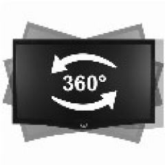 Wandhalterung für 1 Monitor bis 109cm 43 20kg ARCTIC W1A black
