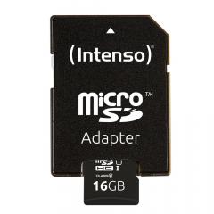 16GB Intenso Premium MicroSDHC 45MB/s +Adapter
