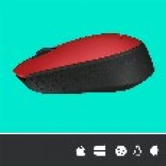 Logitech M171 Wireless red