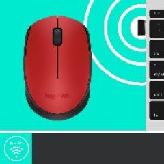 Logitech M171 Wireless red