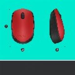 Logitech M171 Wireless red