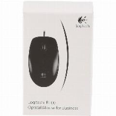 Logitech B100 optical USB black OEM