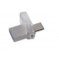 STICK 32GB USB 3.1 Kingston DataTraveler microDuo 3C Type-A/Type-C for Apple Silver
