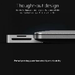 Green Cell Dockingstation Macbook Air/Pro 2016-2020 USB-C 3xUSB3.0 HDMI 4K Thunderbolt 3 5K SD Micro SD 8 Ports Silver