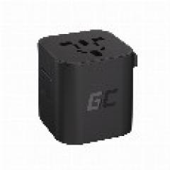 Steckdosen Universaladapter Green Cell TripCharge AC100-240 maximal 880-1840W 110-240V Black