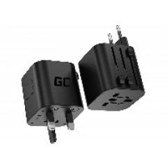 Steckdosen Universaladapter Green Cell TripCharge AC100-240 maximal 880-1840W 110-240V Black