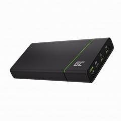 Powerbank Green Cell PowerPlay Ultra 2xUSB 2xUSB-C Power Delivery 26800mAh 128W Black