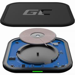 induktives ChargerPad Green Cell AirJuice 15W Black