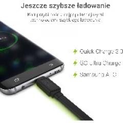 USB > Mikro USB (ST-ST) 0,25m Green Cell Black