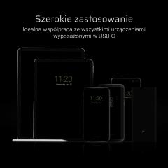 KAB USB > USB-C (ST - ST) 0,25m Green Cell Black