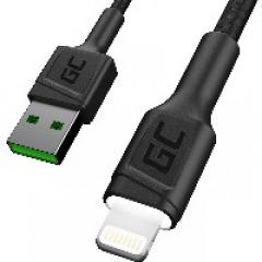 USB > Lightning (ST-ST) 1,2m Green Cell Backlight White LED Black