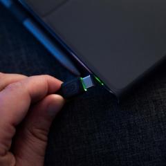 KAB USB > USB-C (ST-ST) 1,2m Green Cell Backlight Green LED Black