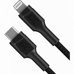 KAB USB-C > Lightning (ST-ST) 1m Green Cell Black