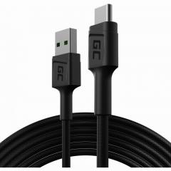 KAB USB > USB-C (ST - ST) 2m Green Cell Black