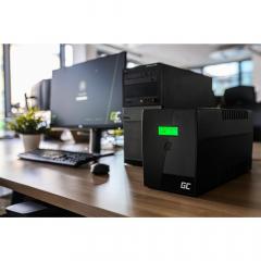 Green Cell 1500VA 900W Überspannungsschutz 230V Black