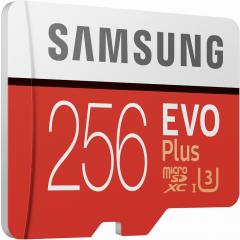 256GB Samsung EVO Plus MicroSDXC 100MB/s +Adapter