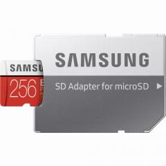 256GB Samsung EVO Plus MicroSDXC 100MB/s +Adapter