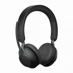 Jabra Evolve2 65 Stereo UC + Ladestation + Link 380 USB-A, schwarz