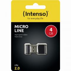 STICK 4GB USB 2.0 Intenso Micro Line black