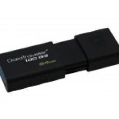 STICK 64GB USB 3.0 Kingston DataTraveler 100G3 black