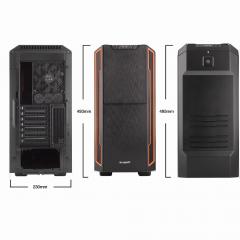 Midi be quiet! SILENT BASE 600 Orange