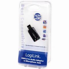 Soundkarte USB 2.0 LogiLink Audioadapter 3D effect