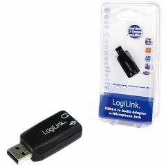Soundkarte USB 2.0 LogiLink Audioadapter 3D effect