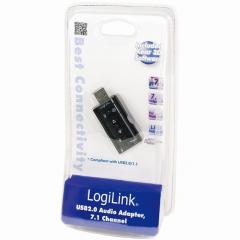 Soundkarte USB 2.0 LogiLink Audioadapter 7.1 Effect