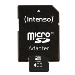 4GB Intenso MicroSDHC 20MB/s +Adapter