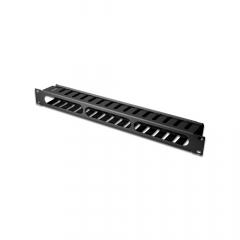 NWSZ Kabelmanagement Käfig 19 1HE Digitus abnehmbare Rückblende, Farbe black (RAL 9005)