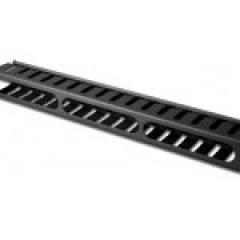 NWSZ Kabelmanagement Käfig 19 1HE Digitus abnehmbare Rückblende, Farbe black (RAL 9005)